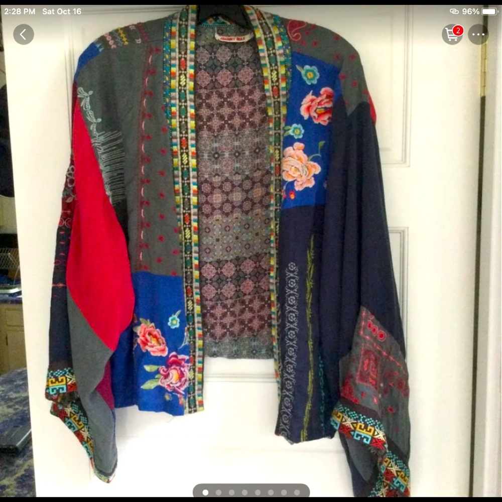Johnny Was kimono style jacket